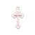 10 PCS/Package Alloy Cross Polished Pendant