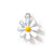 10 PCS/Package Alloy Daisy Pendant Sweet