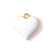 10 PCS/Package Alloy Heart Shape Pendant Simple Style