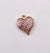 10 PCS/Package Alloy Heart Shape Pendant