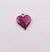 10 PCS/Package Alloy Heart Shape Pendant