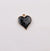 10 PCS/Package Alloy Heart Shape Pendant