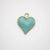 10 PCS/Package Alloy Heart Shape Pendant