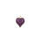 10 PCS/Package Alloy Heart Shape Pendant