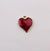 10 PCS/Package Alloy Heart Shape Pendant