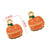 10 PCS/Package Alloy Pumpkin Bat Pendant