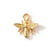 10 PCS/Package Alloy Rhinestones Lips Bee Pendant Minimalist