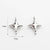 10 PCS/Package Alloy Rhinestones Plating Inlay Pendant