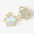 10 PCS/Package Alloy Rhinestones Plating Inlay Pendant