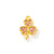 10 PCS/Package Alloy Rhinestones Shamrock Pendant Simple Style