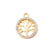 10 PCS/Package Alloy Rhinestones Tree Pendant Minimalist