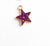 10 PCS/Package Alloy Star Moon Pendant