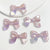 10 PCS/Package Arylic Bow Knot Polished Beads