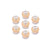 10 PCS/Package Arylic Gold Plated Solid Color Beads