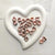 10 PCS/Package Ceramics Heart Shape Pendant