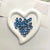 10 PCS/Package Ceramics Heart Shape Pendant