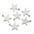 10 PCS/Package Diameter 12mm Diameter 16mm Hole 1~1.9mm Hole 2~2.9mm Stainless Steel Star Moon Polished Pendant