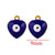 10 PCS/Package Diameter 5mm Diameter 6 Mm Diameter 8mm 304 Stainless Steel Star Heart Shape Eye Pendant