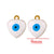 10 PCS/Package Diameter 5mm Diameter 6 Mm Diameter 8mm 304 Stainless Steel Star Heart Shape Eye Pendant