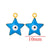 10 PCS/Package Diameter 5mm Diameter 6 Mm Diameter 8mm 304 Stainless Steel Star Heart Shape Eye Pendant