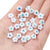 10 PCS/Package Glass Flower Beads