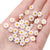 10 PCS/Package Glass Flower Beads