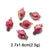 10 PCS/Package Plastic Resin Fruit Pendant