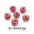 10 PCS/Package Plastic Resin Fruit Pendant