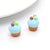 10 PCS/Package Plastic Resin Ice Cream Pendant