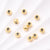 10 Pcs/Package 1 Set 20 Pcs/Package 2.5X 3mm 2x4mm 3x6mm Hole 1~1.9mm Hole 2~2.9mm Hole 3~3.9mm Copper 18K Gold Plated Flat Round Stripe Abacus Beads Polished Beads Spacer Bars