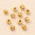 10 Pcs/Package 1 Set 20 Pcs/Package 3.5 ~ 4x5mm 3x5mm 5x5.5mm Hole 1~1.9mm Hole 2~2.9mm Hole 3~3.9mm Alloy 18K Gold Plated Waves Lines Floral Polished Beads Spacer Bars