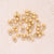 10 Pcs/Package 6x3mm 7x4mm 8x5mm Hole 1~1.9mm Hole 2~2.9mm 304 Stainless Steel 18K Gold Plated Round Simple Solid Color Polished Pendant Earring Findings