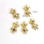 10 Pcs/package Cute Animal Round Letter Copper Plating Pendant Jewelry Accessories