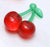 10 Pcs/package Cute Cherry Strawberry Resin Jewelry Accessories