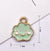 10 Pcs/package Cute Clouds  Face Alloy Enamel Jewelry Accessories