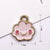 10 Pcs/package Cute Clouds  Face Alloy Enamel Jewelry Accessories