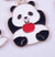 10 Pcs/package Cute Panda Alloy Enamel Jewelry Accessories