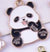 10 Pcs/package Cute Panda Alloy Enamel Jewelry Accessories