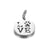 10 Pcs/package Cute Simple Style Letter Paw Print Stainless Steel Plating Pendant Jewelry Accessories