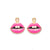 10 Pcs/package Ig Style Simple Style Lipstick Lips Alloy Enamel Inlay Jewelry Accessories