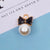 10 Pcs/package Simple Style Bow Knot Alloy Enamel Inlay Jewelry Accessories