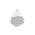 10 Pcs/package Simple Style Geometric Water Droplets Flower Stainless Steel Plating Pendant Jewelry Accessories