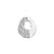 10 Pcs/package Simple Style Geometric Water Droplets Flower Stainless Steel Plating Pendant Jewelry Accessories