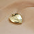 10 Pcs/package Simple Style Heart Shape Resin Plating Jewelry Accessories