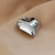 10 Pcs/package Minimalist Heart Shape Resin Plating Jewelry Accessories