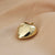 10 Pcs/package Simple Style Heart Shape Resin Plating Jewelry Accessories