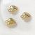 10 Pcs/package Simple Style Heart Shape Resin Plating Jewelry Accessories