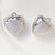 10 Pcs/package Simple Style Heart Shape Resin Plating Jewelry Accessories