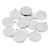 10 Pcs/package Simple Style Solid Color Stainless Steel Plating Pendant Jewelry Accessories