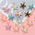 10 Pcs/package Simple Style Starfish Alloy Enamel Jewelry Accessories